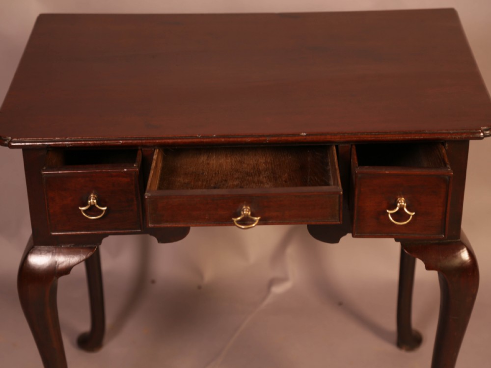 A George II Walnut Lowboy View IV