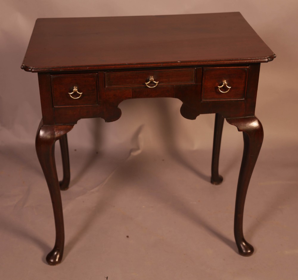 A George II Walnut Lowboy View V