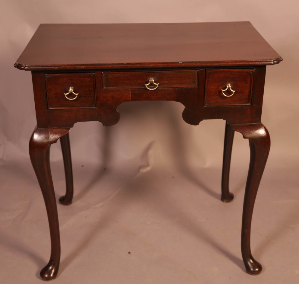 A George II Walnut Lowboy View VI