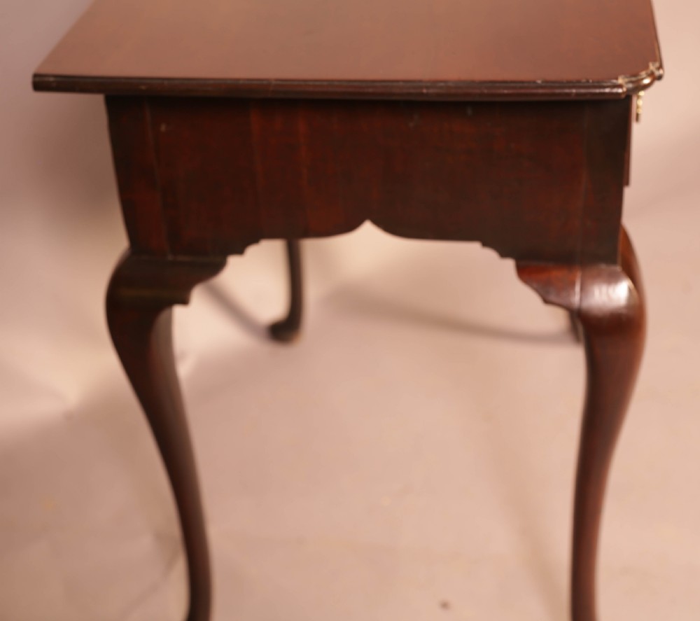 A George II Walnut Lowboy View XI