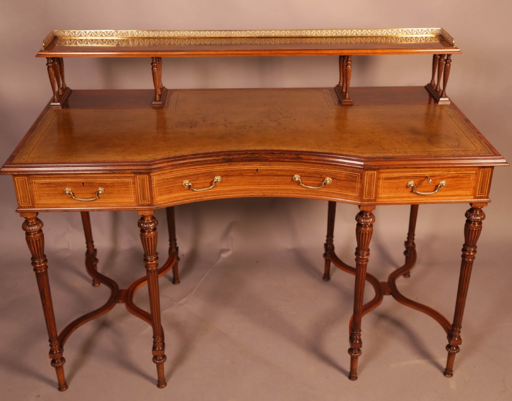 A Quality Writing Table By Collinson and Lock
