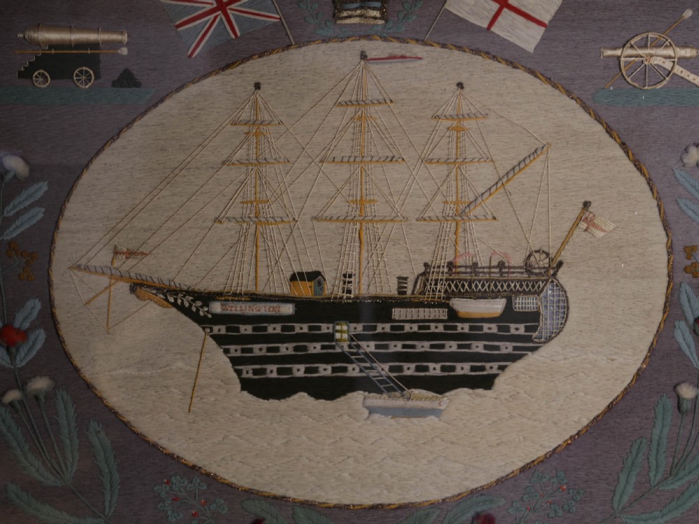 Maritime Sailors Wool Work The Duke of Wellington View III