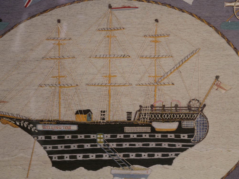 Maritime Sailors Wool Work The Duke of Wellington View IX