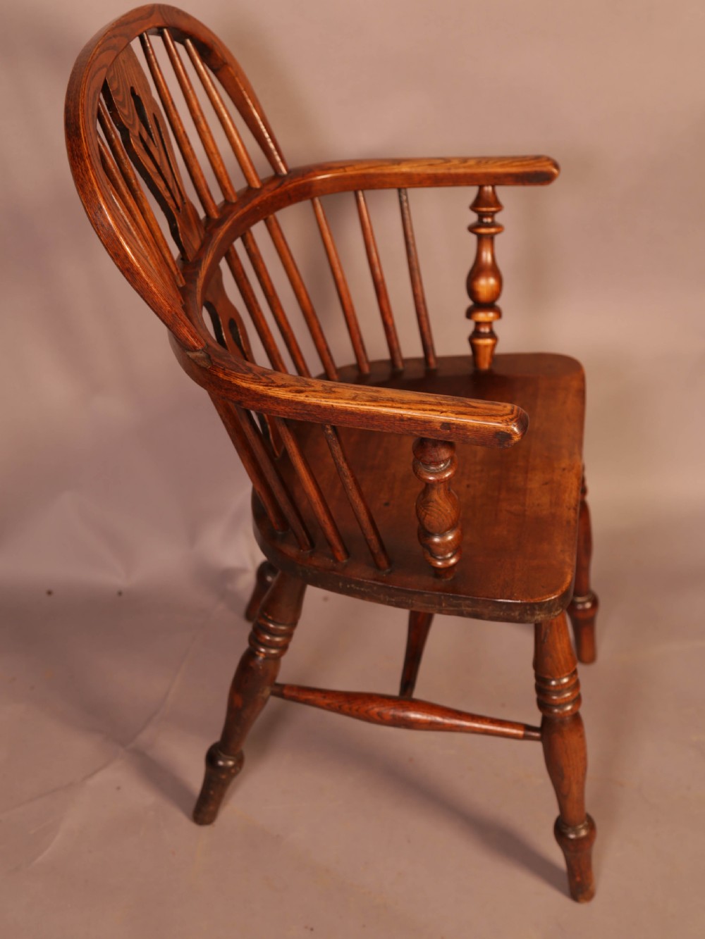 Matching Set of 3 Low Back Windsor Chairs View VIII