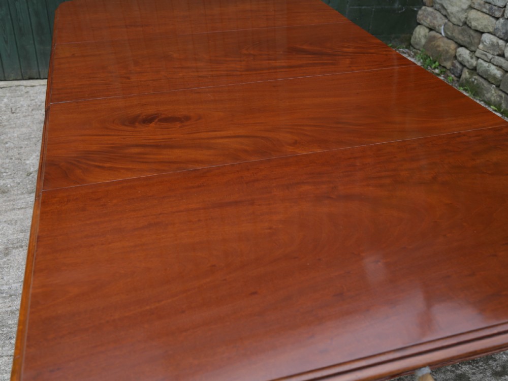 An Early Victorian Mahogany Extending Dining Table Seats 10 View IV