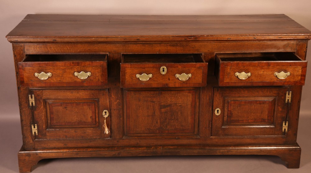 George II Serving Dresser in Oak View II