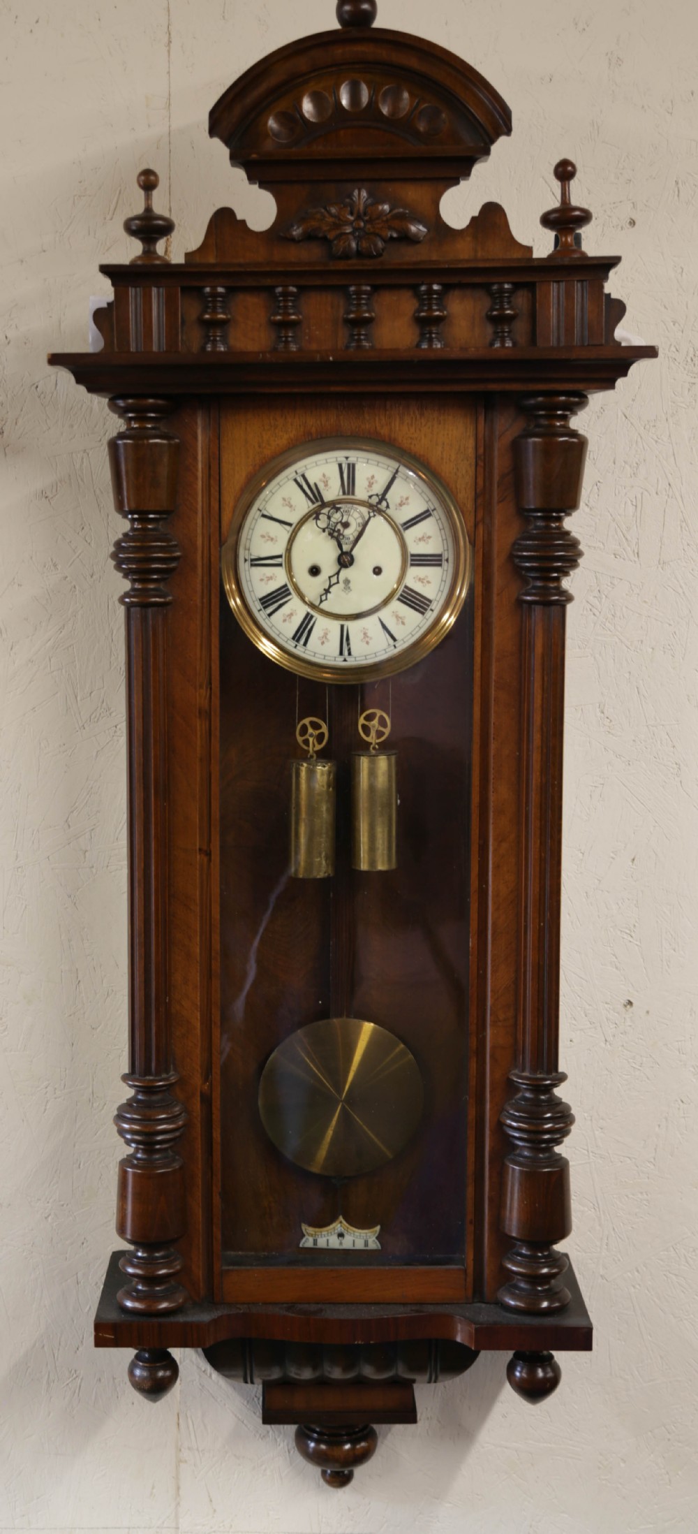 Vienna Wall Clock by Gustave Becker