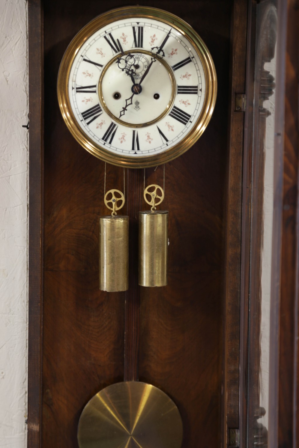 Vienna Wall Clock by Gustave Becker View II