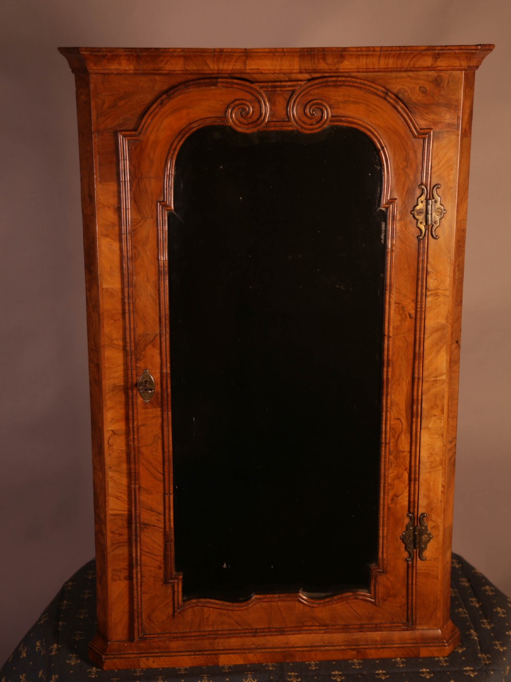 Stunning George I Walnut Corner cupboard all Original