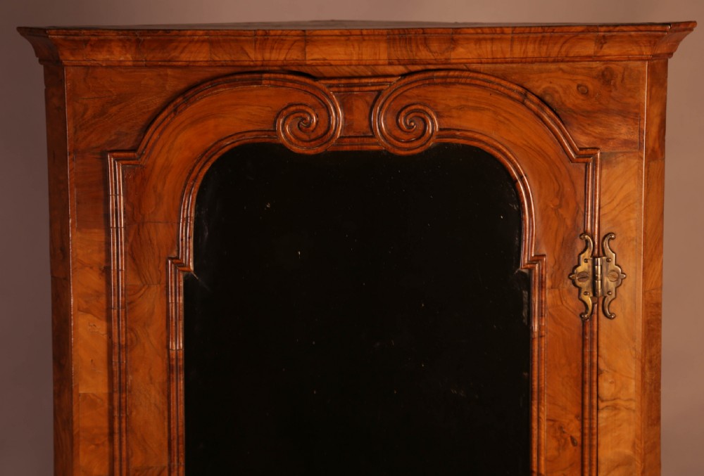 Stunning George I Walnut Corner cupboard all Original View II