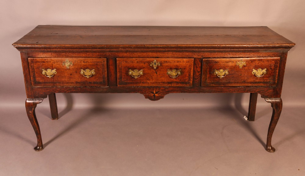 A Very Attractive George II Serving Dresser in Oak