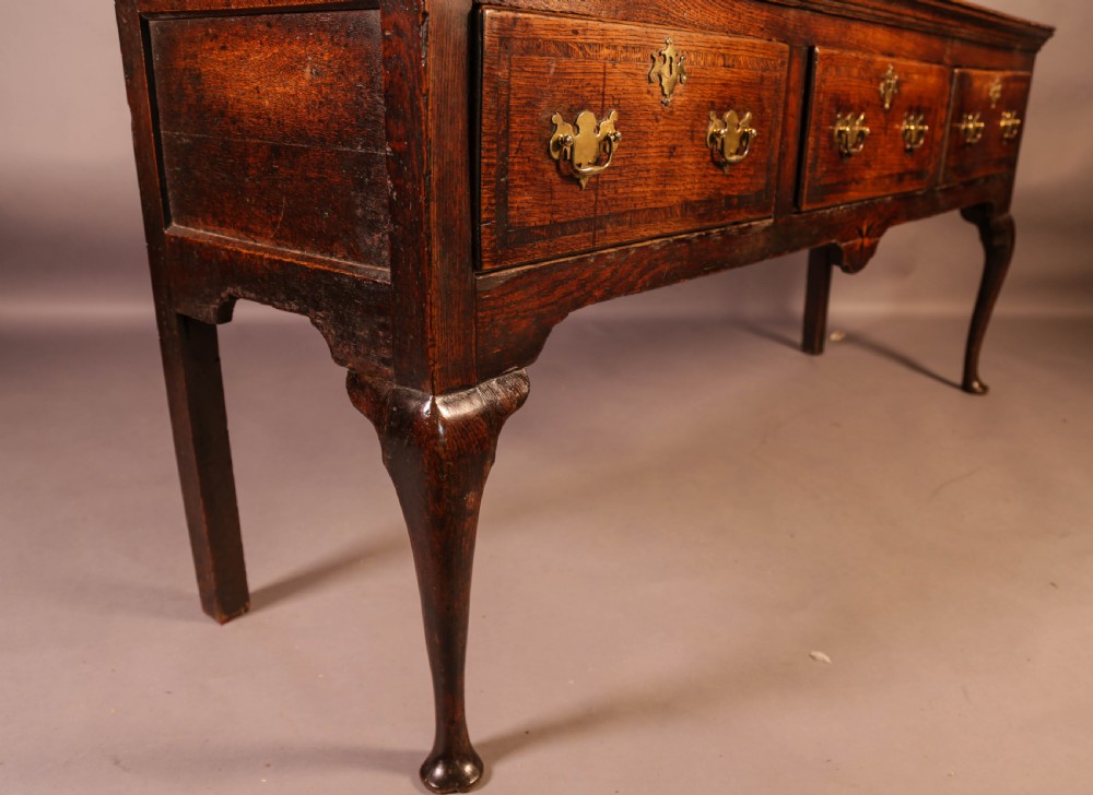 A Very Attractive George II Serving Dresser in Oak View X