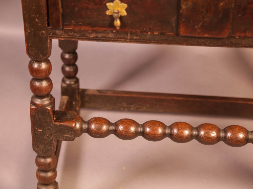 17th century Side Table in Oak fantastic Colour View VI