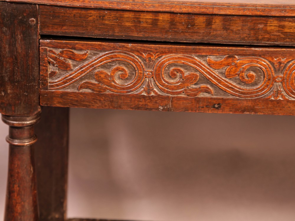 A 17th Century Serving Side Table Oak  View VII