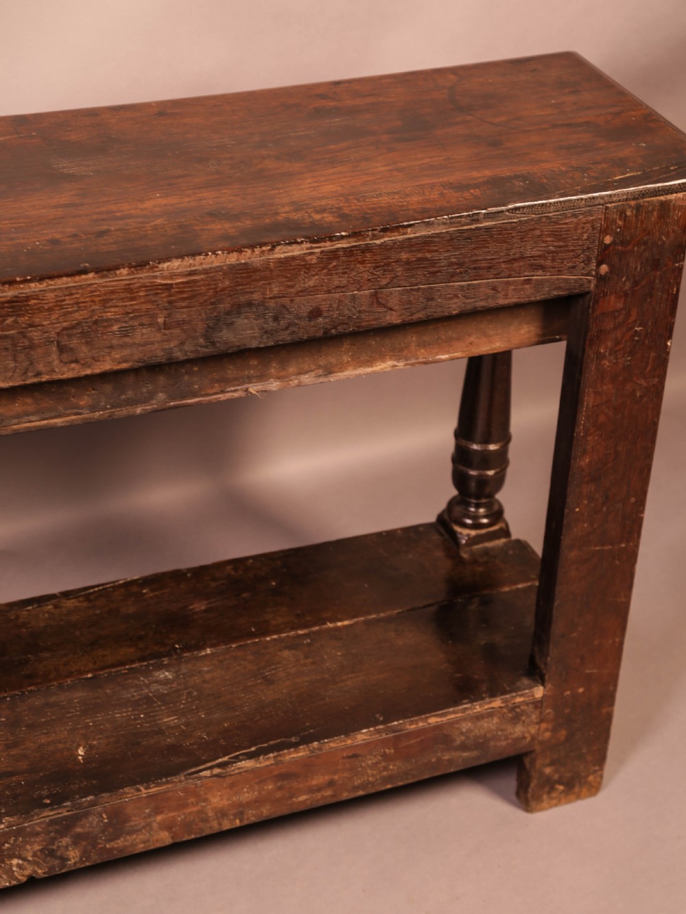 A 17th Century Serving Side Table Oak  View XIII