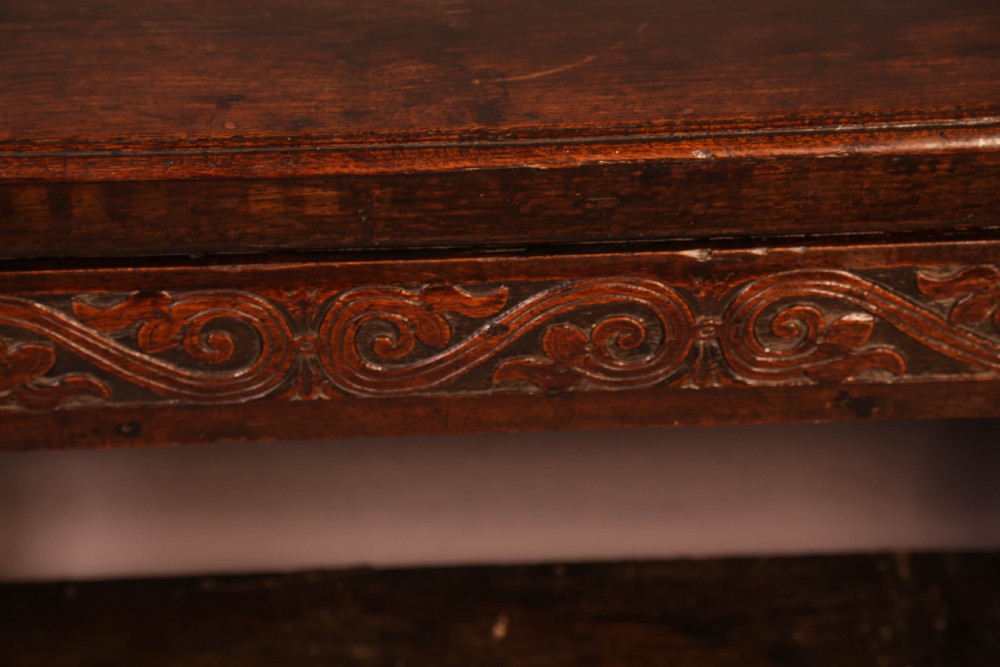 A 17th Century Serving Side Table Oak  View XIX