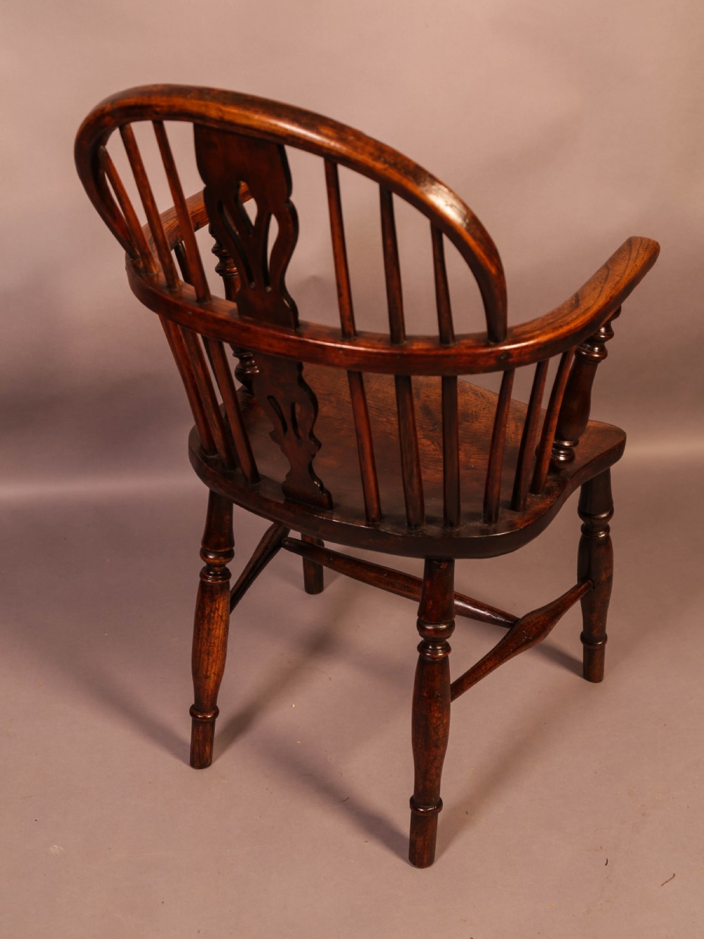 An Ash and Elm Windsor chair c 1850 View III