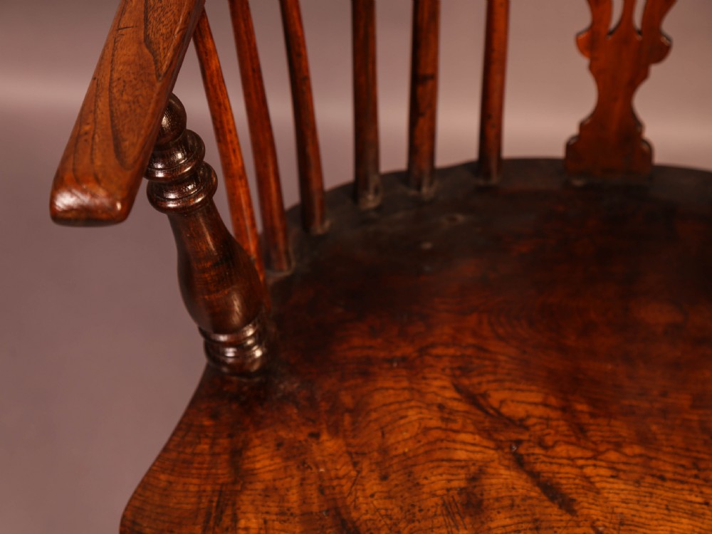 An Ash and Elm Windsor chair c 1850 View IX