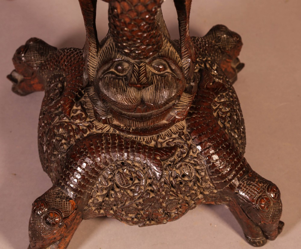 Good Indian Carved Table View VI