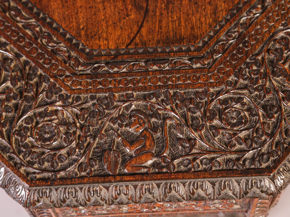 Good Indian Carved Table View VIII