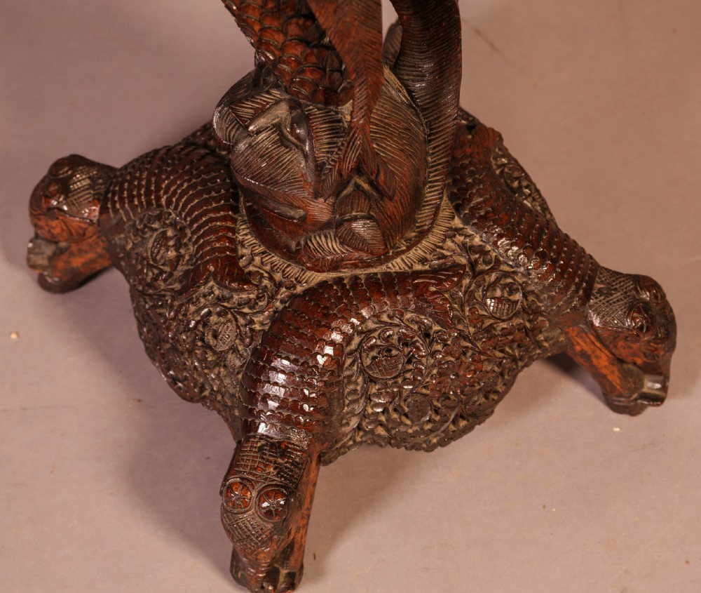 Good Indian Carved Table View IX