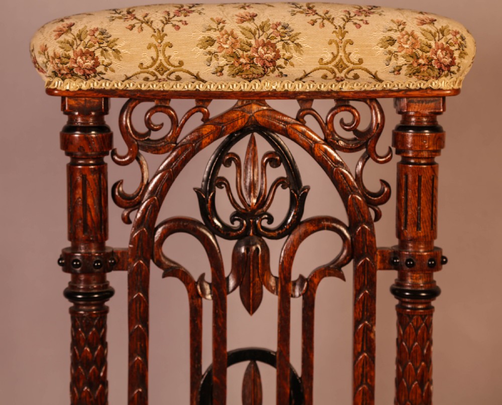 Gothic Prayer Chair View VII