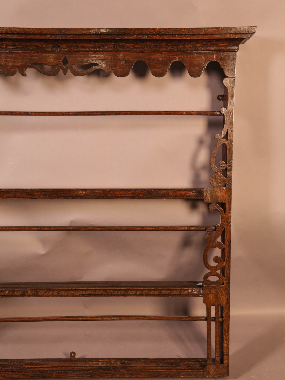 A Good 18th century Plate Rack Oak View VIII