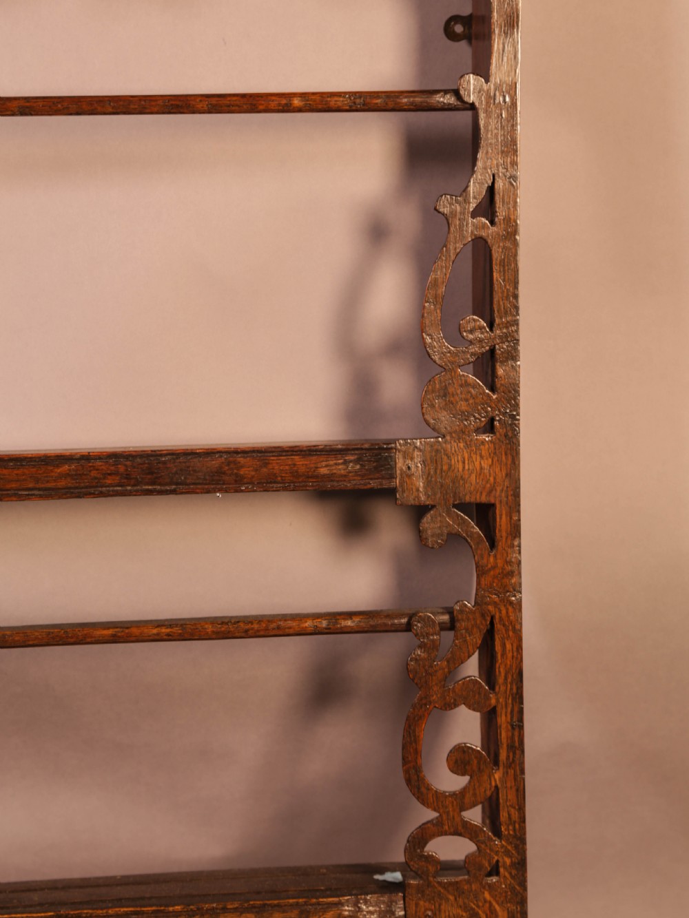 A Good 18th century Plate Rack Oak View IX