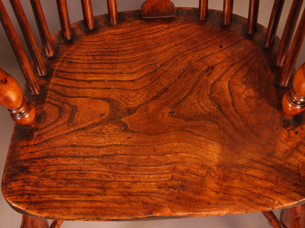 A Set of 4 Yew Wood Windsor Chairs Nicholson rockley View XVIII