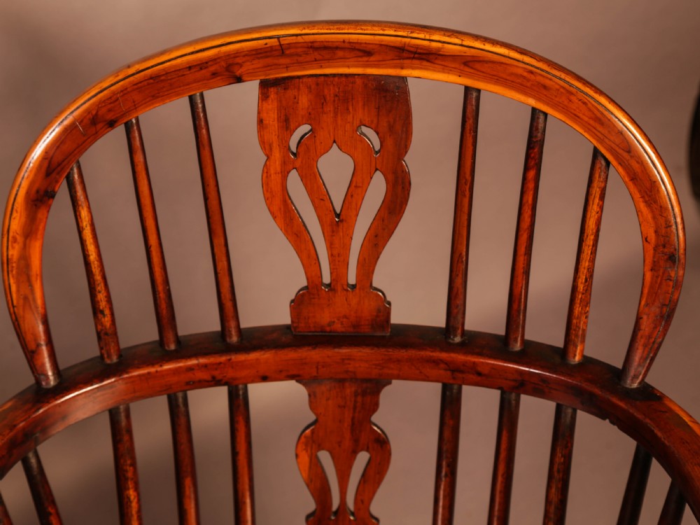 A Set of 4 Yew Wood Windsor Chairs Nicholson rockley View XX