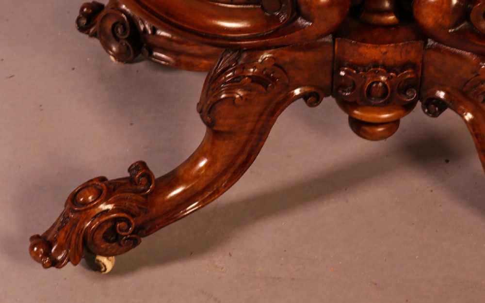 A Victorian Burr Walnut Games Table View V