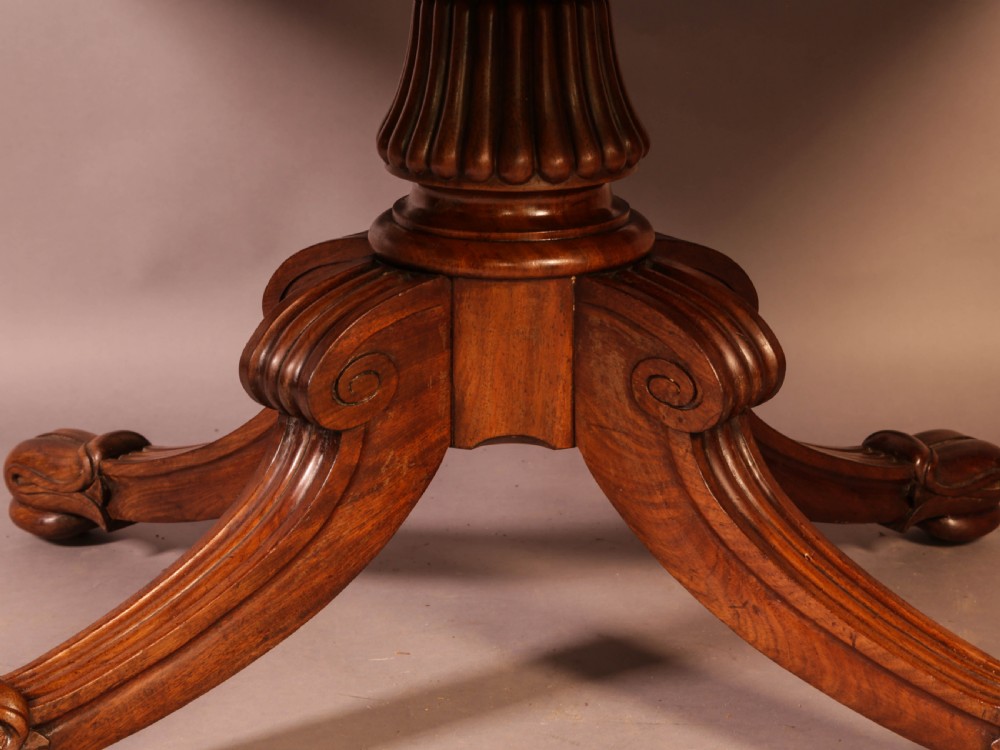 A Georgian Library Table in Mahogany View V