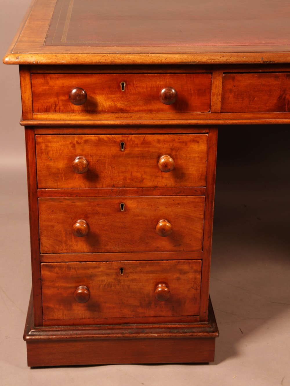 A Victorian Mahogany Partners Desk c 1860 View III
