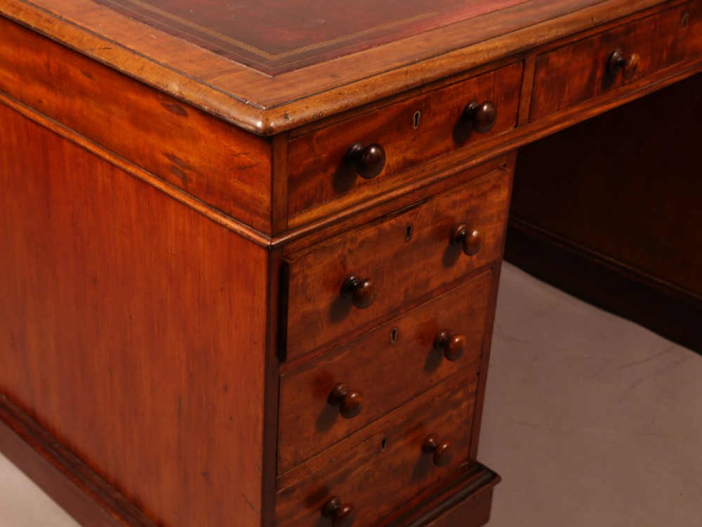 A Victorian Mahogany Partners Desk c 1860 View VII
