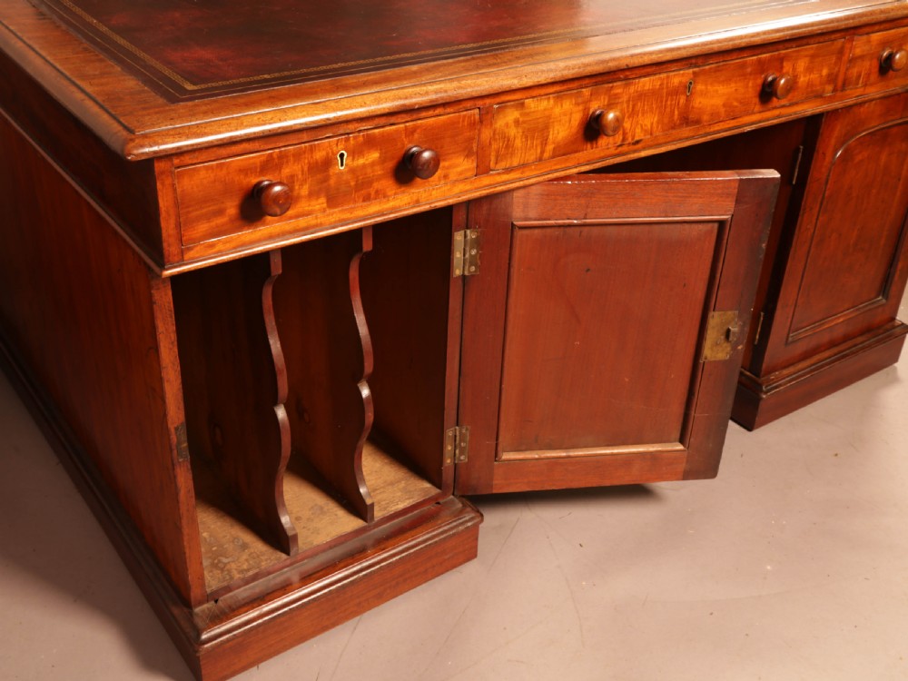 A Victorian Mahogany Partners Desk c 1860 View X