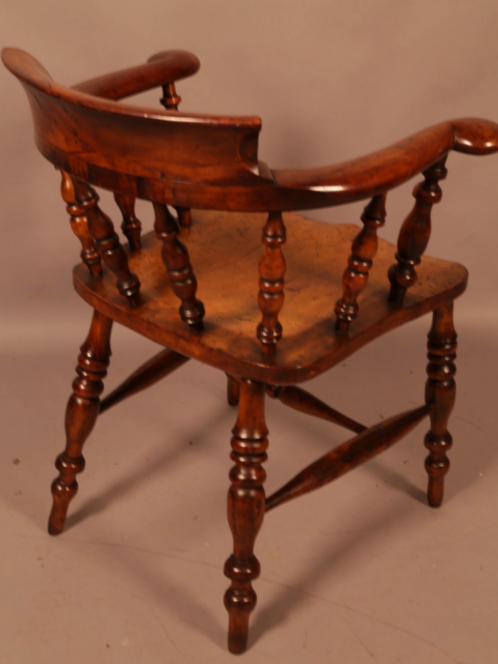 A Victorian Captains Chair in Fruit wood View III