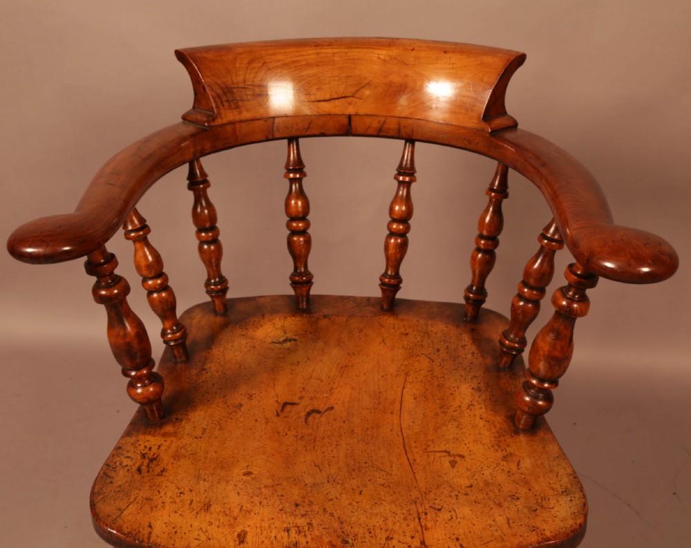 A Victorian Captains Chair in Fruit wood View IV
