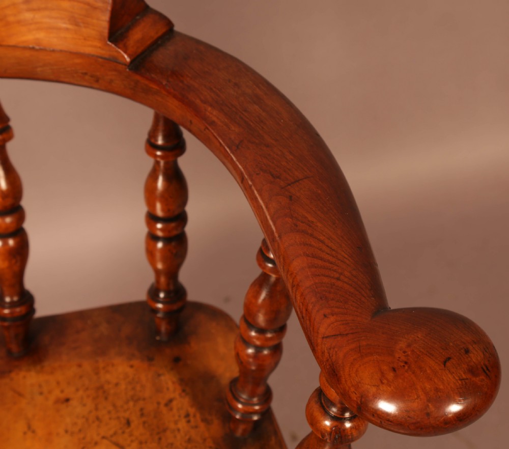 A Victorian Captains Chair in Fruit wood View VII