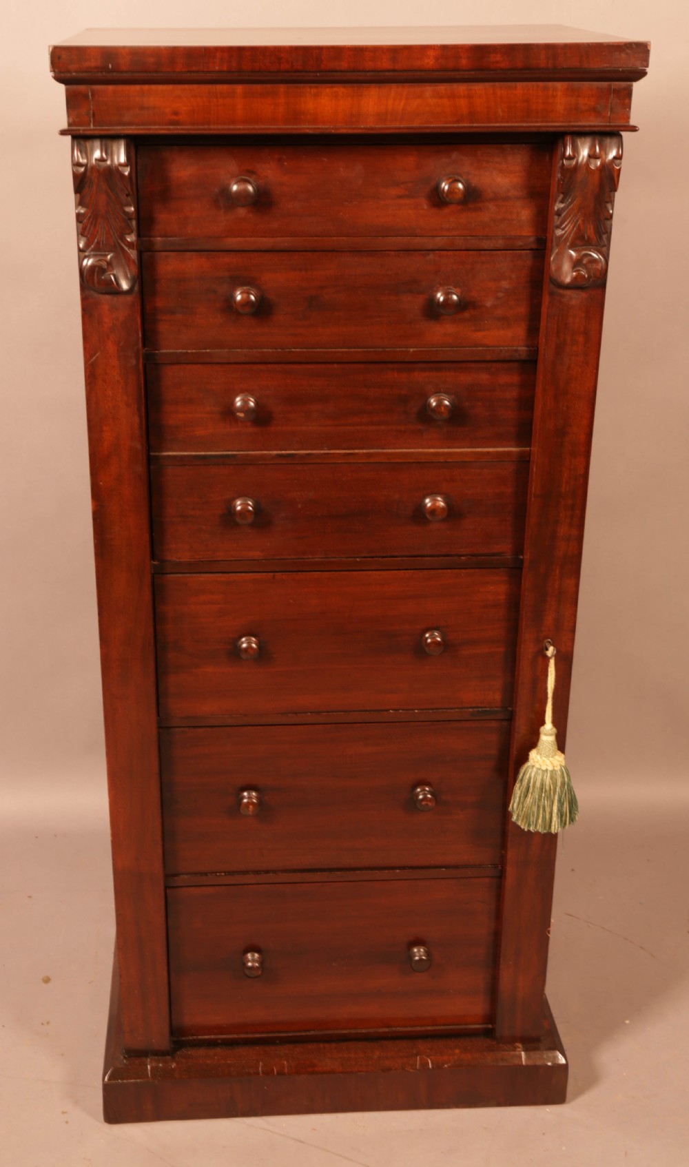 A Victorian Wellington Chest with Secretair Drawer