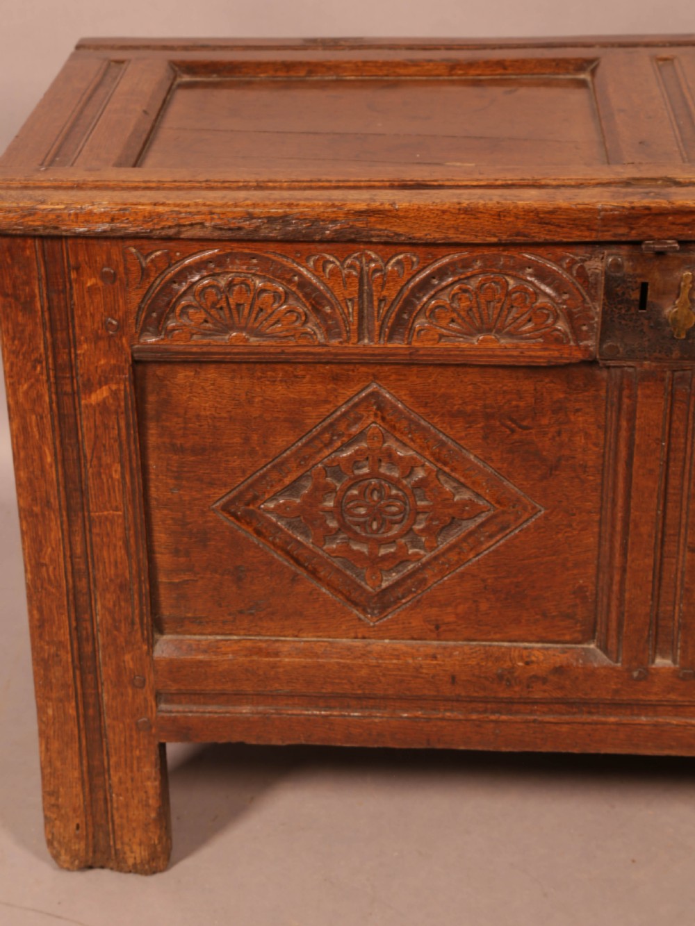 A 17th century Oak Coffer  View III