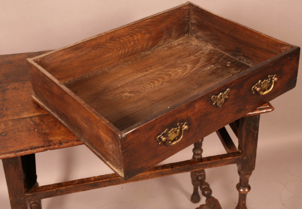 A 17th century Side Table in Oak View IV