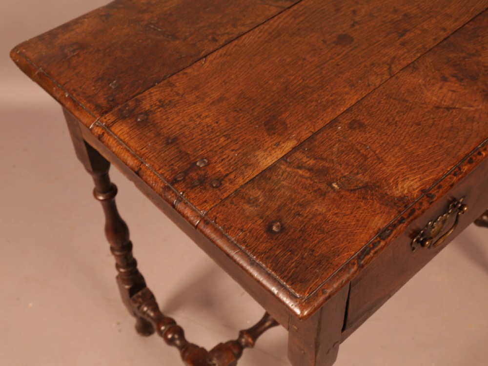 A 17th century Side Table in Oak View VII