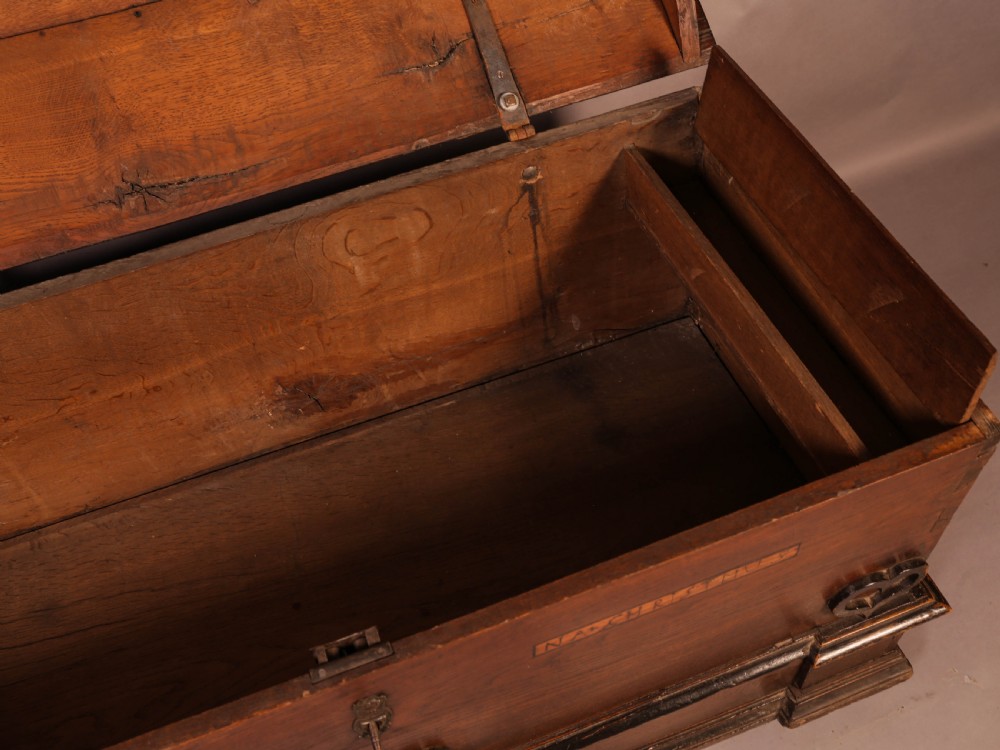 18th century Marriage Coffer View X