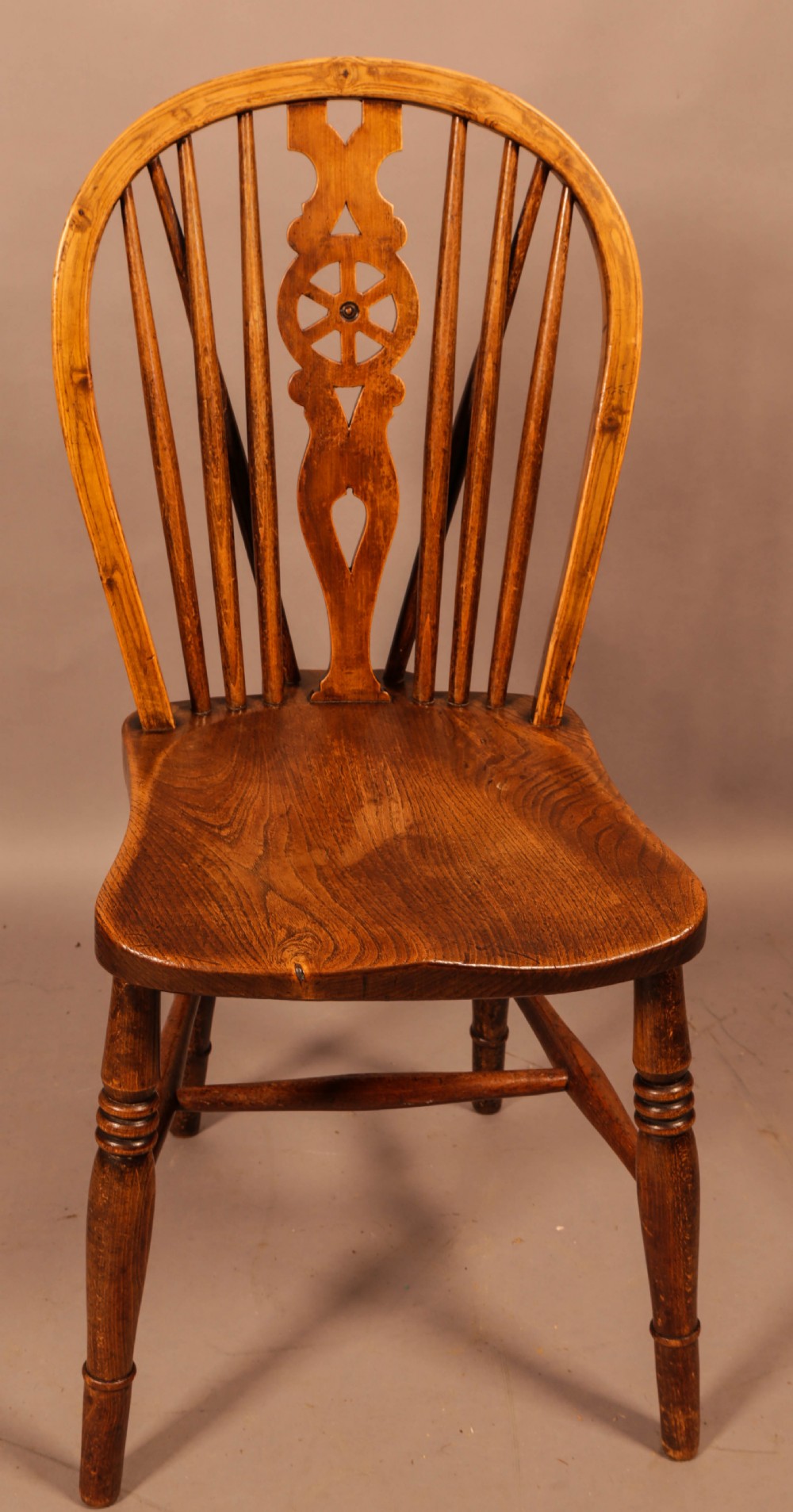 A Rare set of Kitchen Windsor Chairs c 1920 View IX
