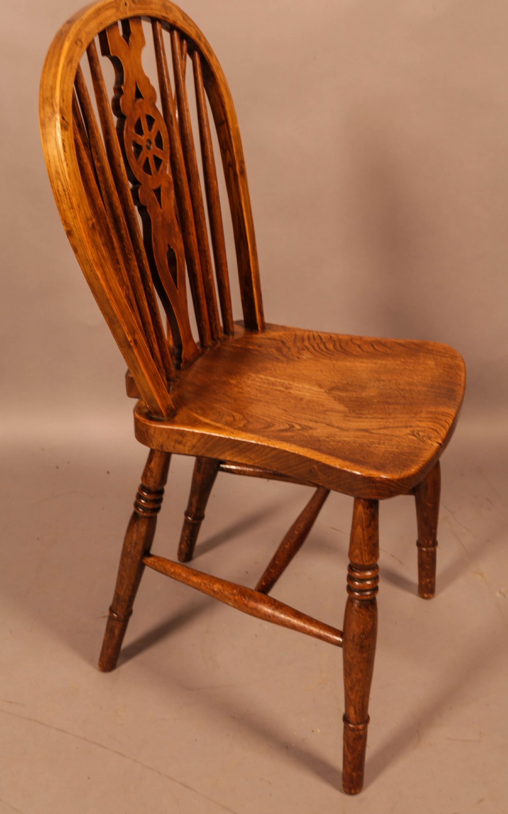 A Rare set of Kitchen Windsor Chairs c 1920 View XI