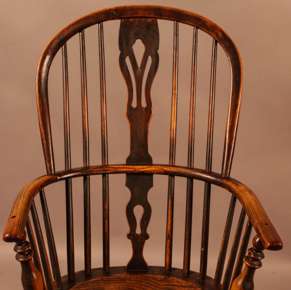A High Back Ash and Elm Windsor chair Rockley Maker View IV