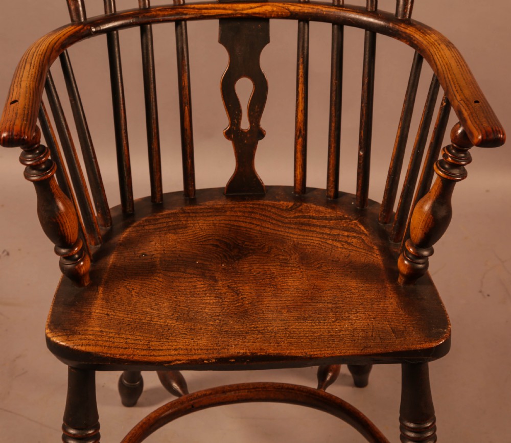 A High Back Ash and Elm Windsor chair Rockley Maker View VI