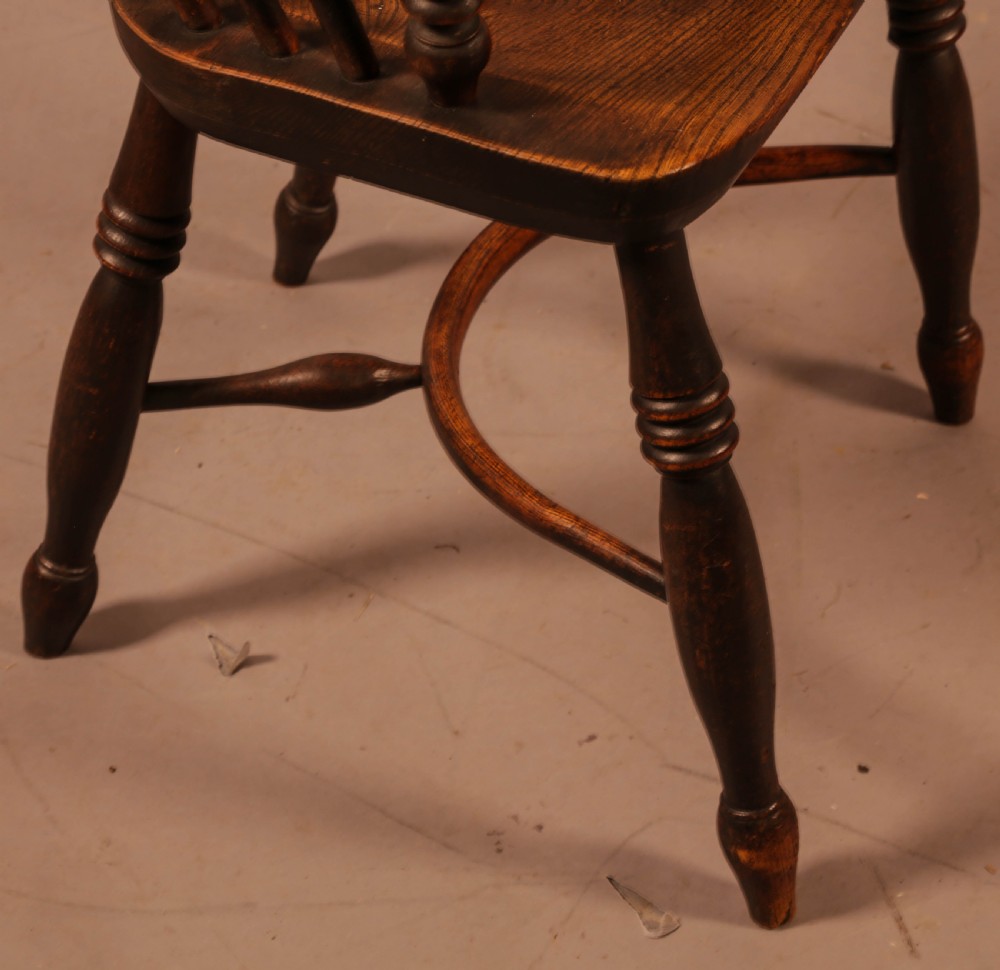 A High Back Ash and Elm Windsor chair Rockley Maker View VII