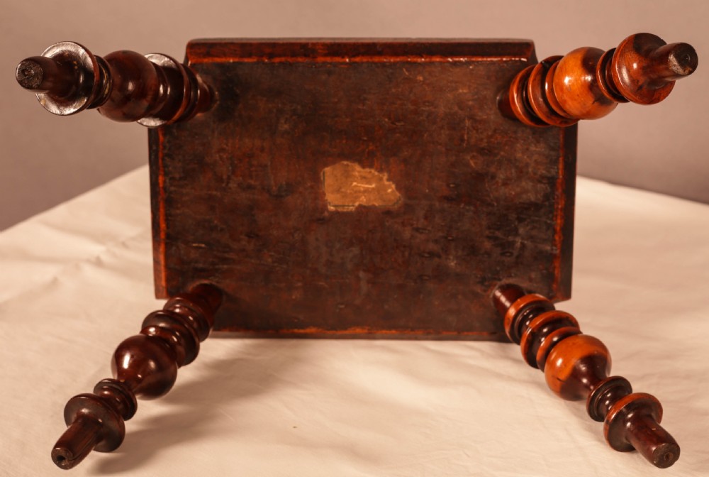 A Yew Wood Stool Victorian View VII