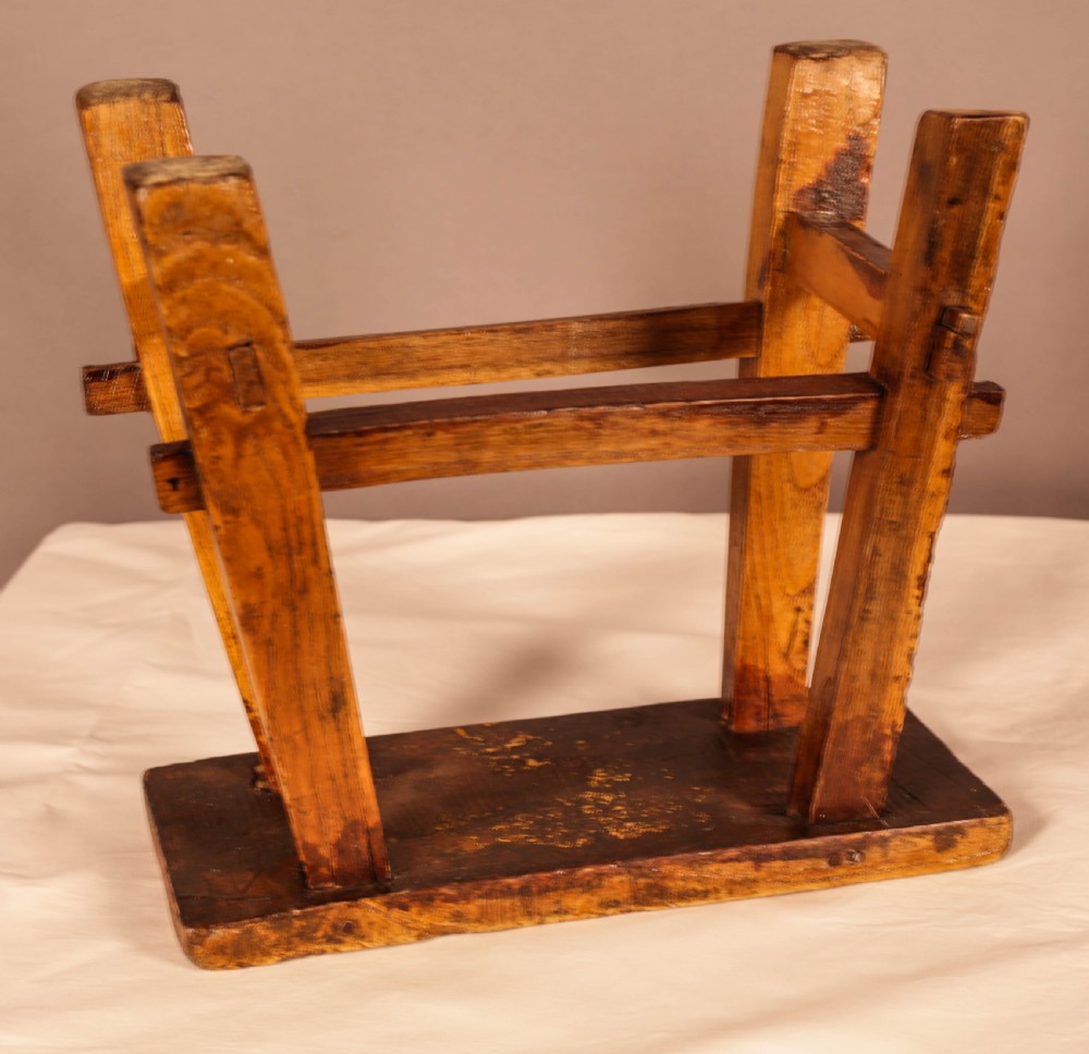 Primative Childs Stool in Ash View V